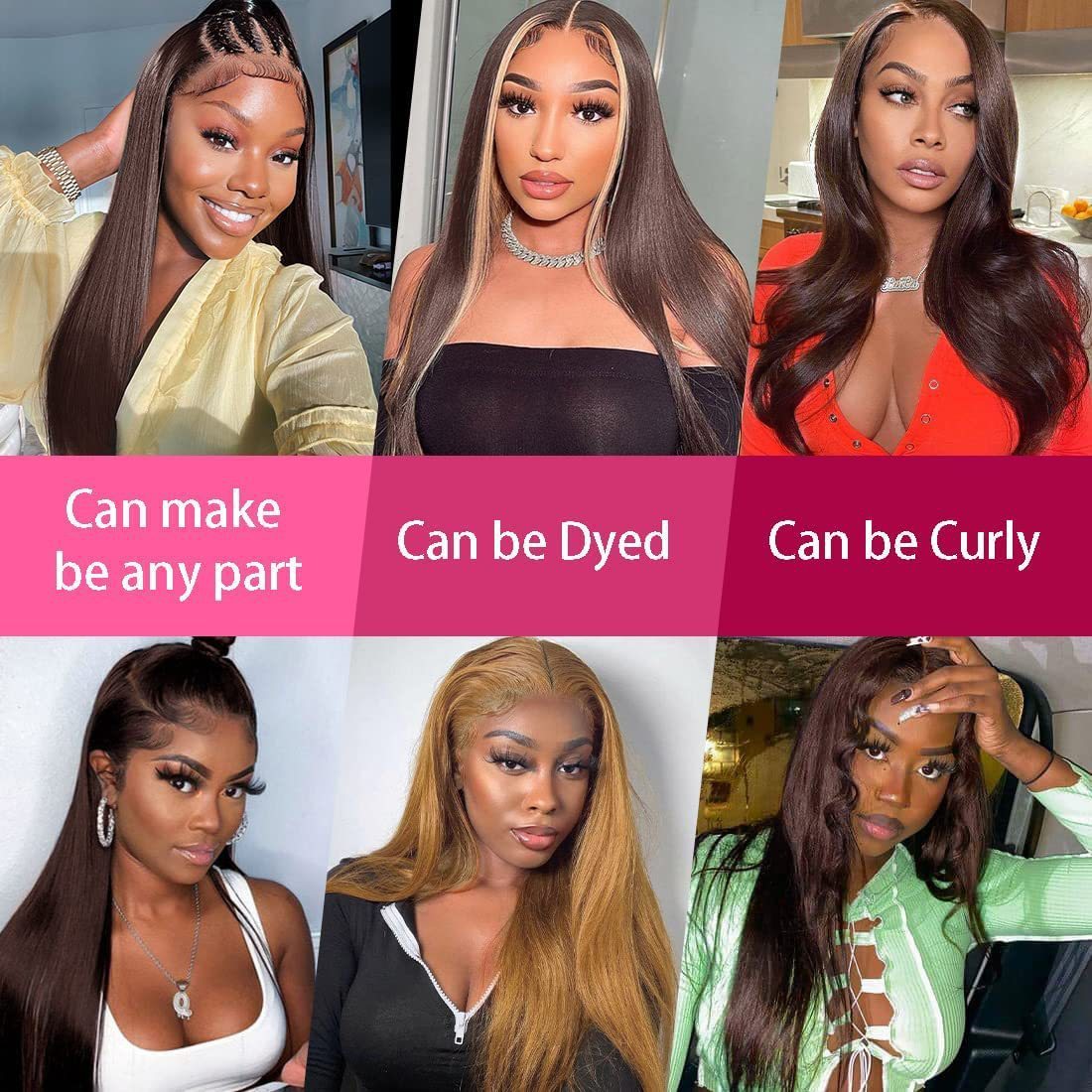 Front Lace Human Wigs Headgear