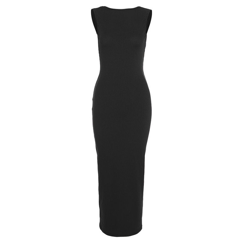Fashion One-shoulder Openback Sexy Temperament Slim Fit Hip Dress