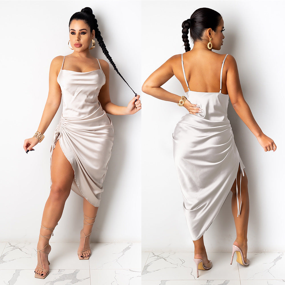 Bandage Sling Dress Nightclub Clothes