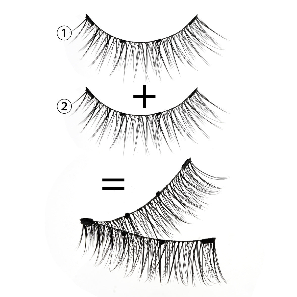 Reusable Waterproof Natural Thick Glue-free Eyelash