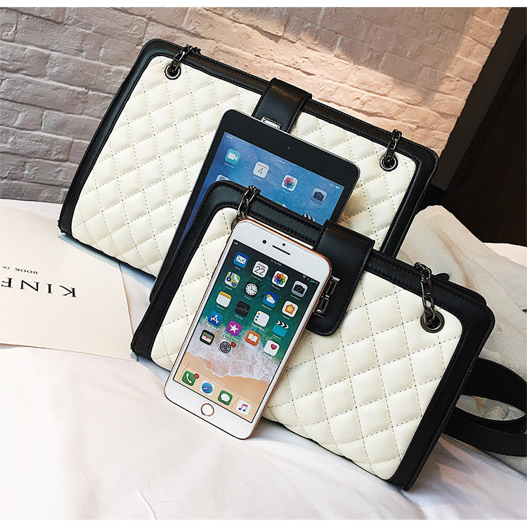 New Kind of Baggage Girls'Baggage Nethong Same Kind Korean Girls' Single Shoulder Slant Baggage Latest Edition Linger Chain Bag