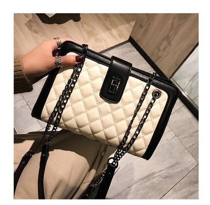 New Kind of Baggage Girls'Baggage Nethong Same Kind Korean Girls' Single Shoulder Slant Baggage Latest Edition Linger Chain Bag