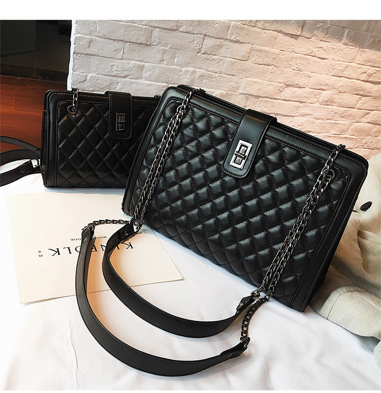 New Kind of Baggage Girls'Baggage Nethong Same Kind Korean Girls' Single Shoulder Slant Baggage Latest Edition Linger Chain Bag