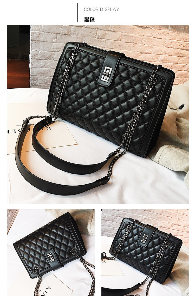 New Kind of Baggage Girls'Baggage Nethong Same Kind Korean Girls' Single Shoulder Slant Baggage Latest Edition Linger Chain Bag