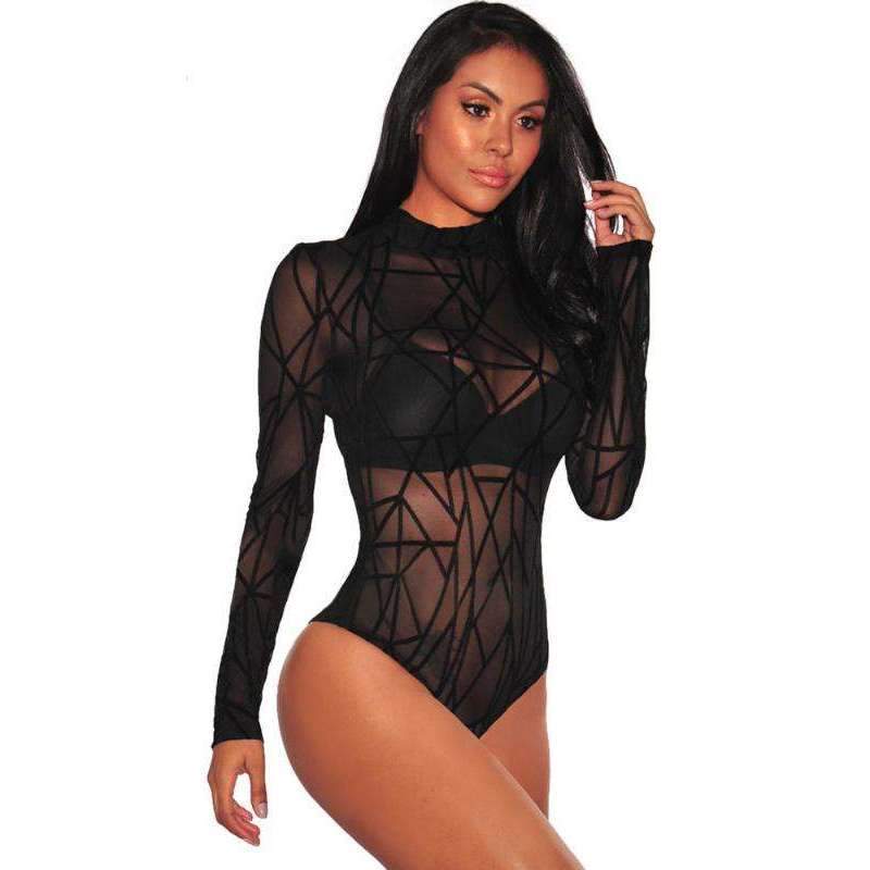 Ladies Bodycon Suit Long sleeve Top