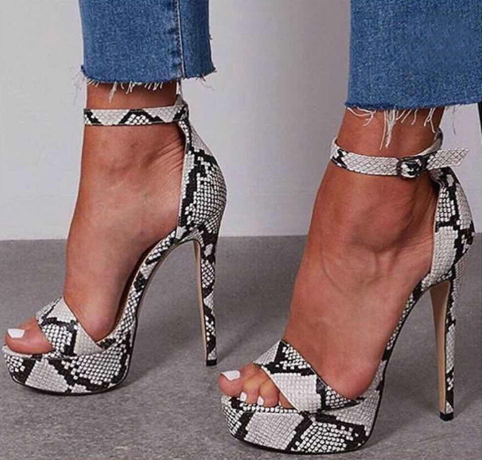 Open-toe female sandals