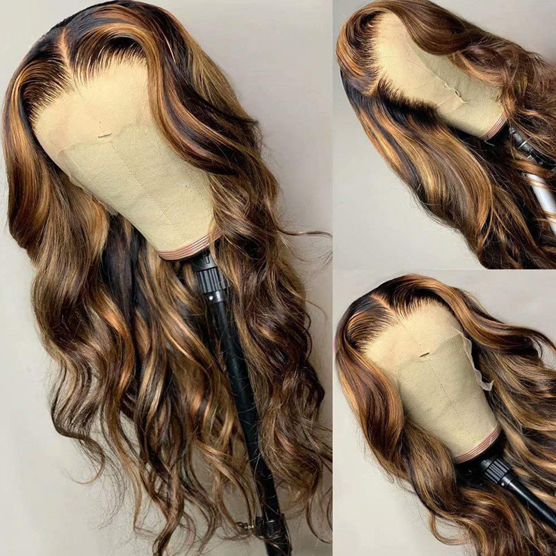 Wig Front Lace Real Hair Headgear