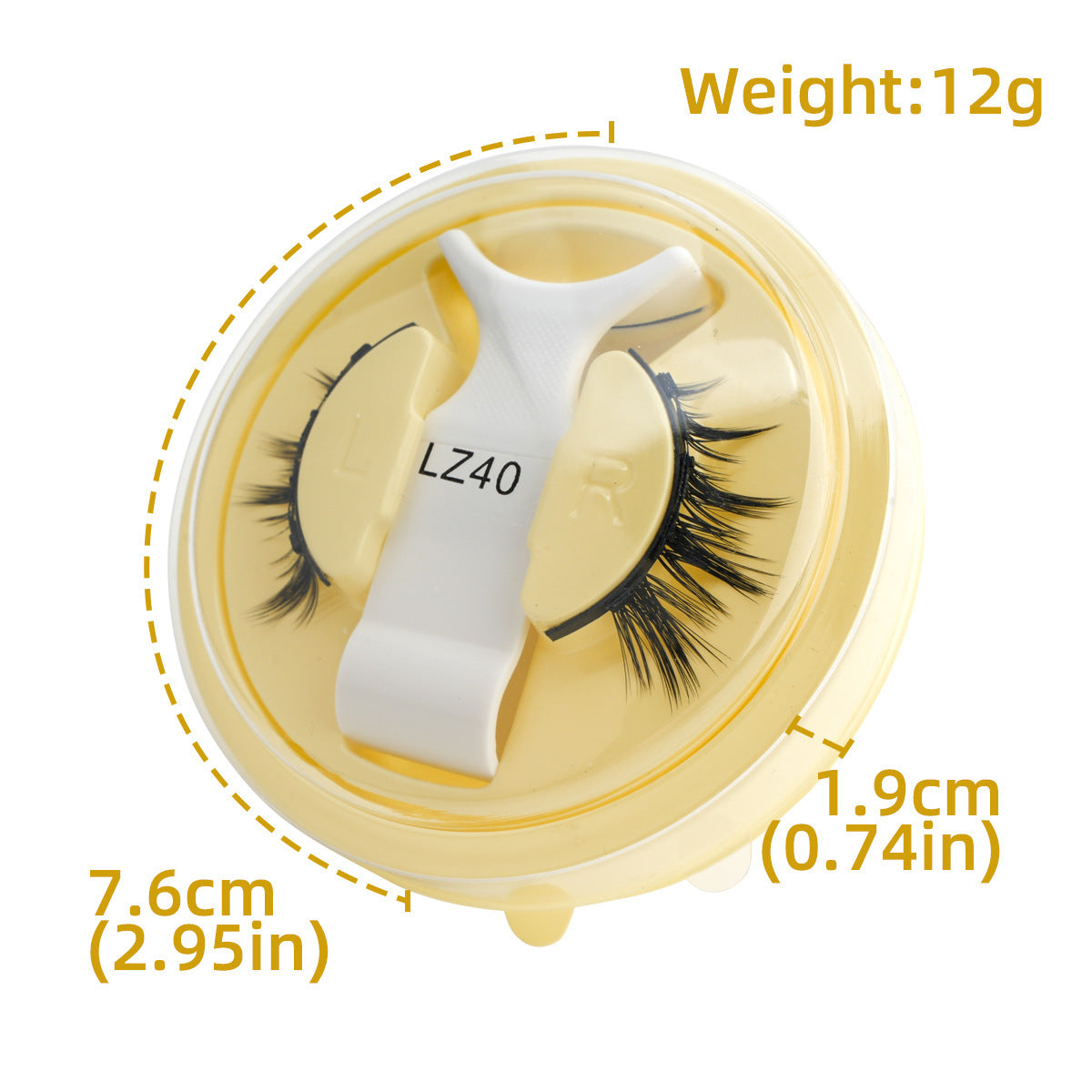 Reusable Waterproof Natural Thick Glue-free Eyelash