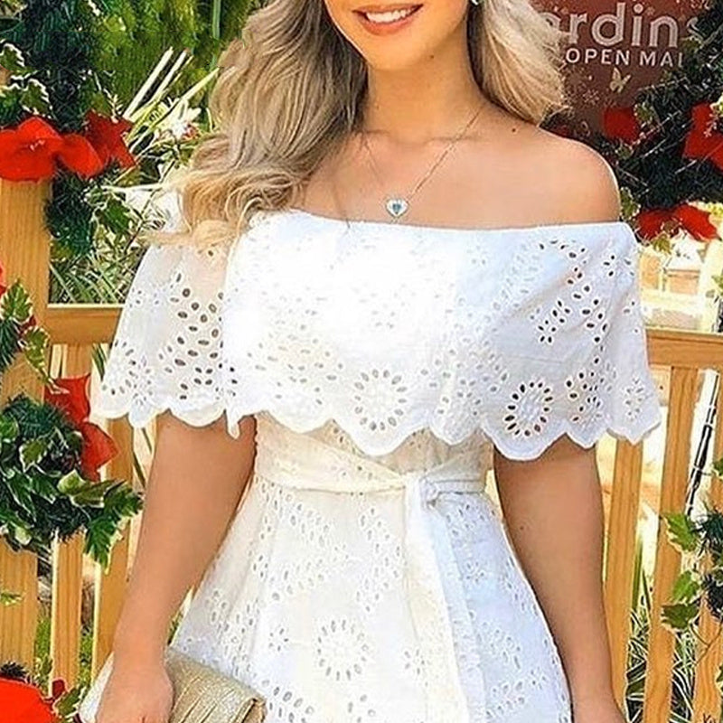 Ladies One Shoulder, Waist, Bandage, Dress