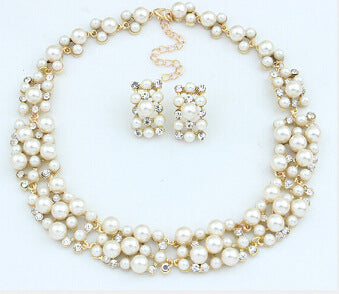 Short Necklace Popular Elements Bridal Jewelry Set Accessories
