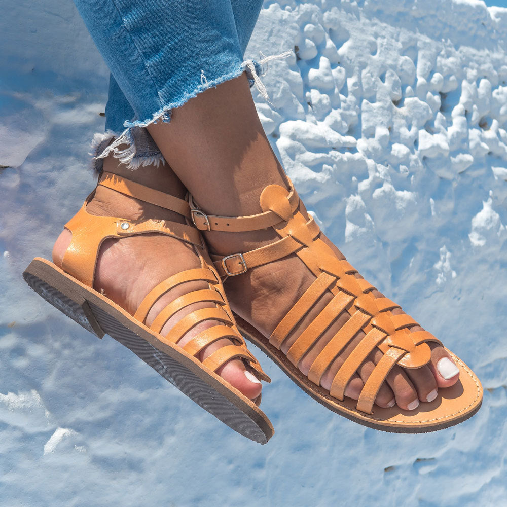 Foreign trade large size women's flat sandals