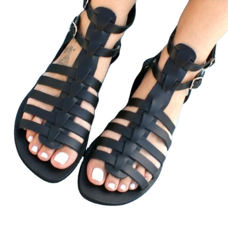 Foreign trade large size women's flat sandals