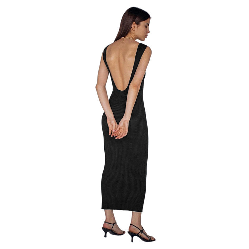 Fashion One-shoulder Openback Sexy Temperament Slim Fit Hip Dress