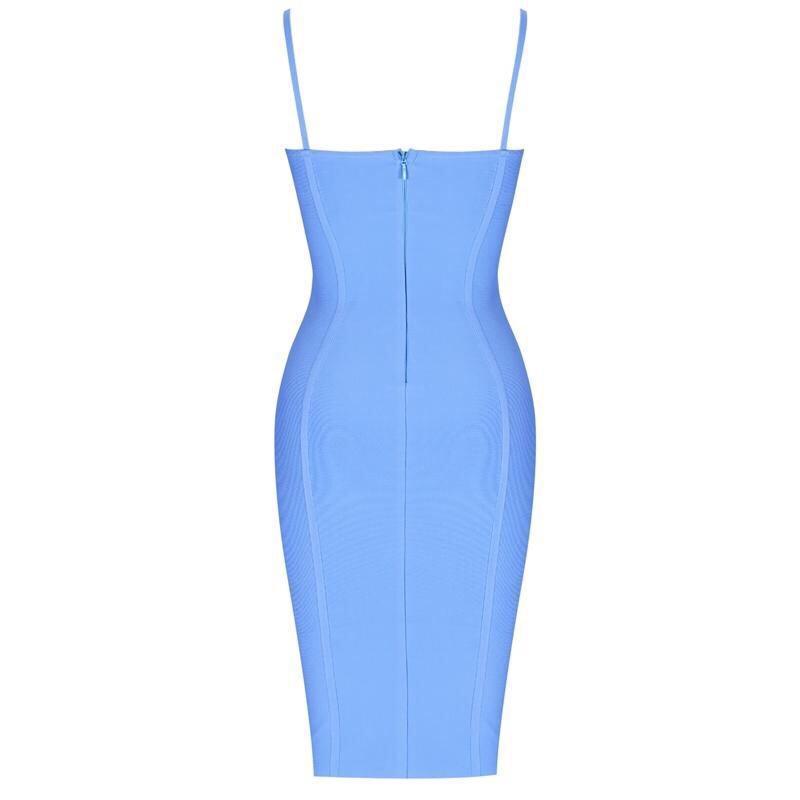 Sling Elastic Tight-fitting Hip Evening Bandage Dress Dress