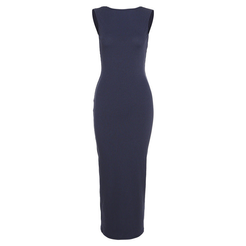 Fashion One-shoulder Openback Sexy Temperament Slim Fit Hip Dress