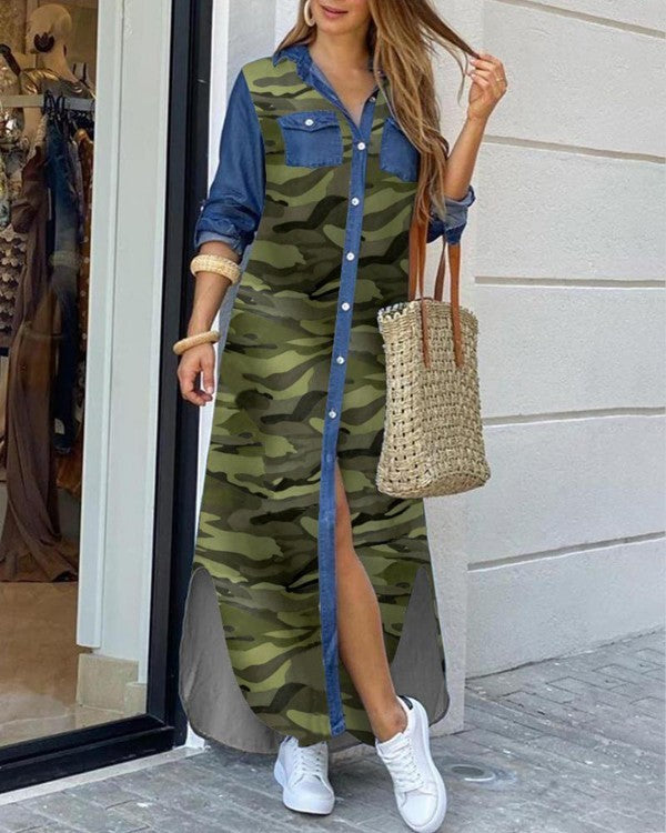 European And American Spring And Summer Fashion Shirt Dress