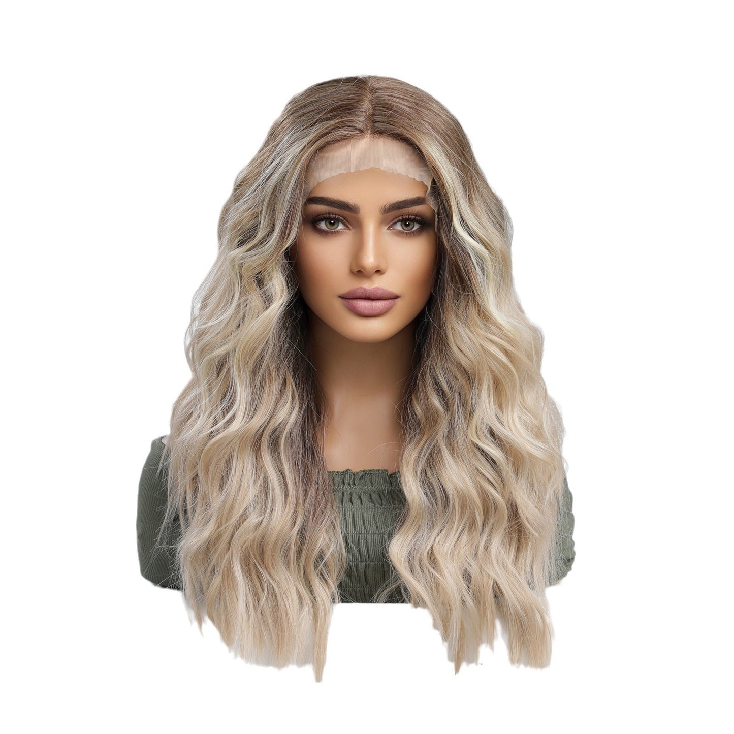 High Quality Fiber Hair Forehead Wig For Women