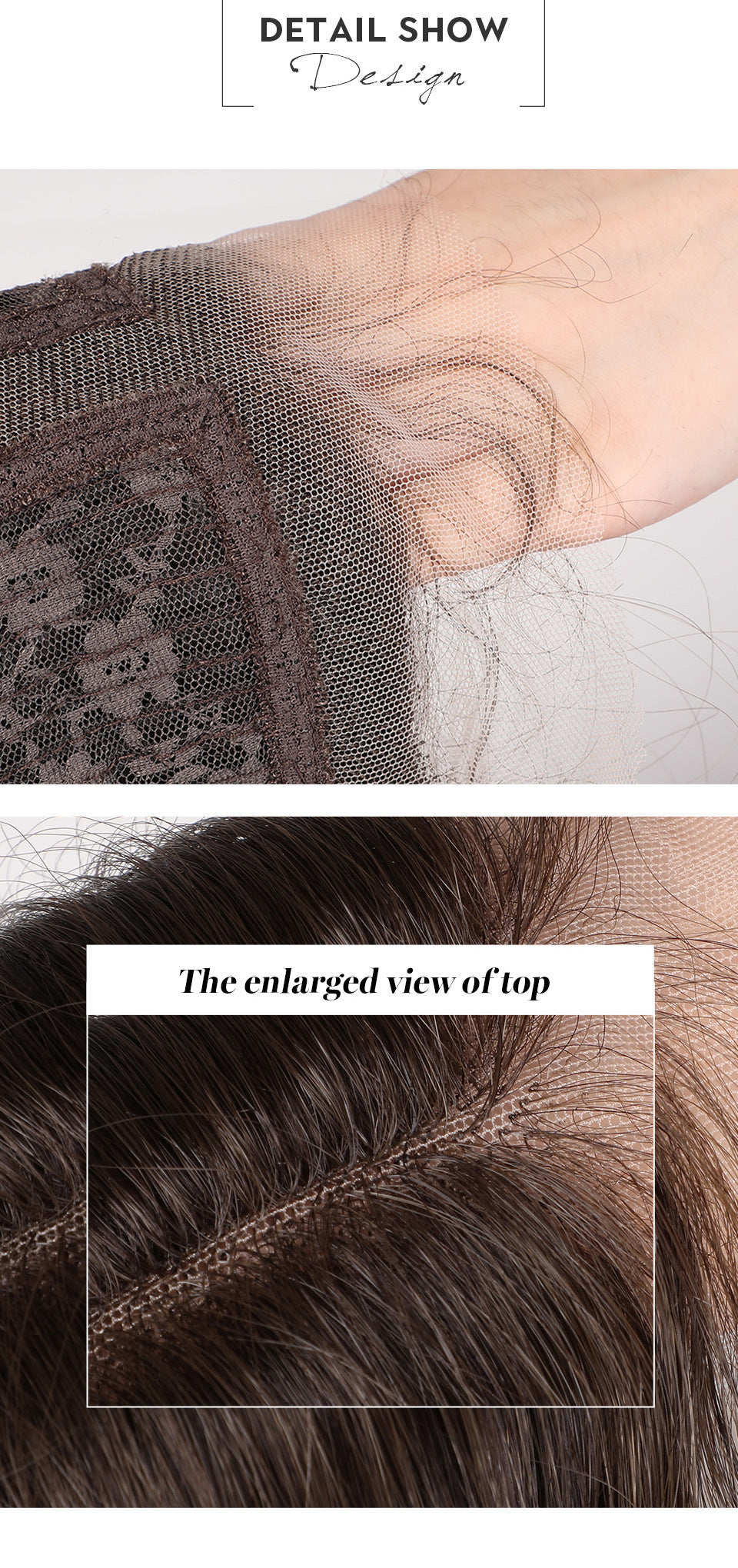 High Quality Fiber Hair Forehead Wig For Women