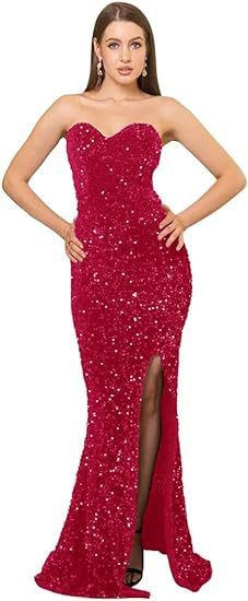 Annual Meeting Cocktail Party Host's Dress Split Fishtail Dress