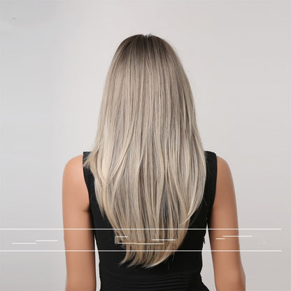 Eight Character Bangs Medium Length Fashionable Temperament Wig Headwear
