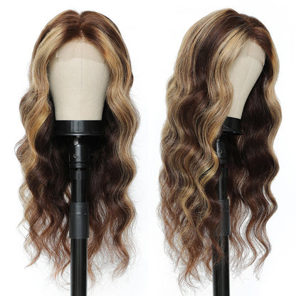 Wig Front Lace Real Hair Headgear