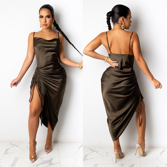 Bandage Sling Dress Nightclub Clothes