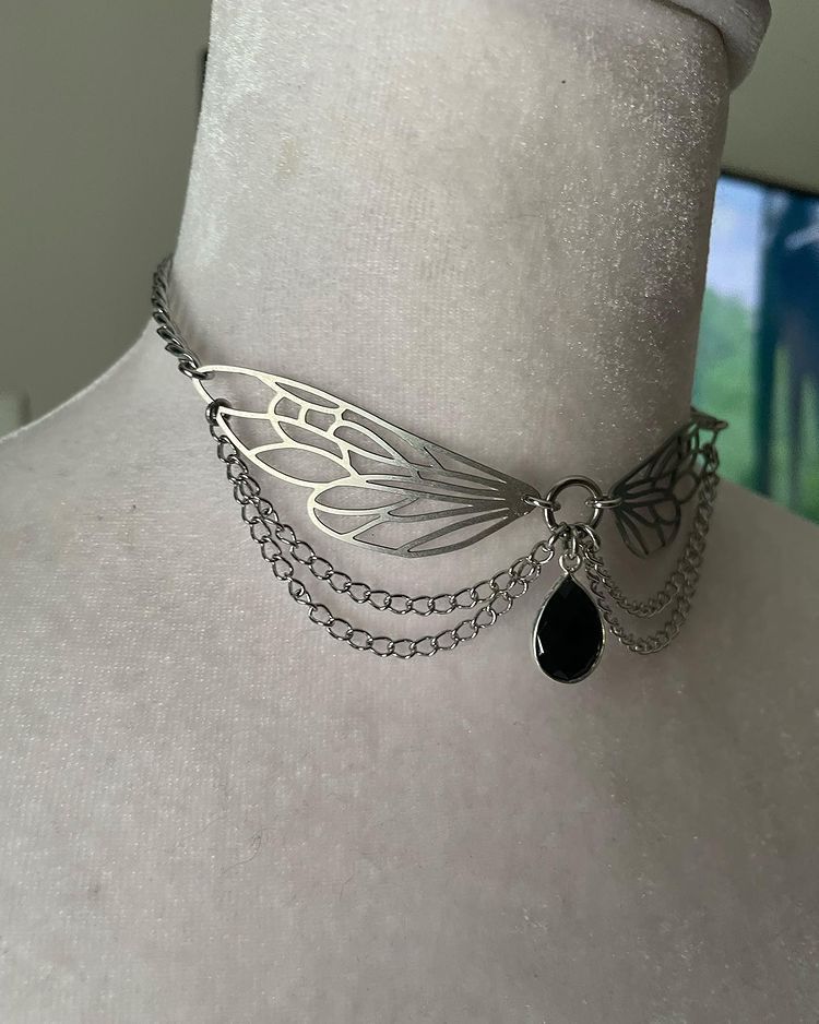 Angel Wings Pendant Necklace Jewelry