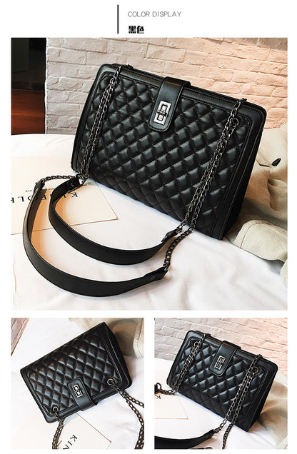 New Kind of Baggage Girls'Baggage Nethong Same Kind Korean Girls' Single Shoulder Slant Baggage Latest Edition Linger Chain Bag