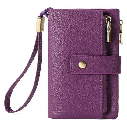 Women's Wallet Zipper Bag Clutch Anti-theft Card Swiping Bag Coin Purse