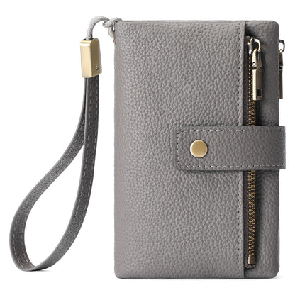 Women's Wallet Zipper Bag Clutch Anti-theft Card Swiping Bag Coin Purse