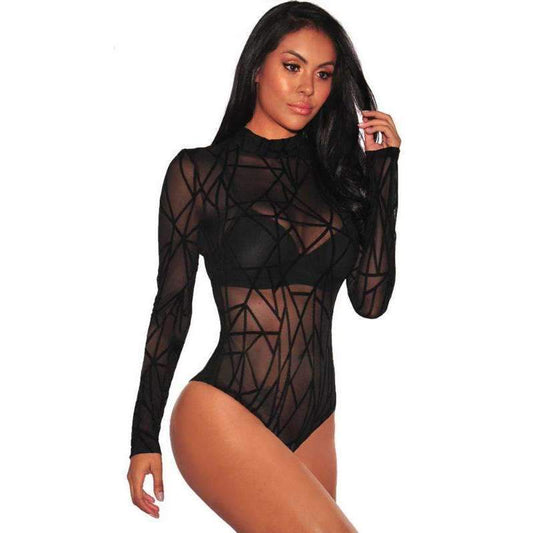 Ladies Bodycon Suit Long sleeve Top