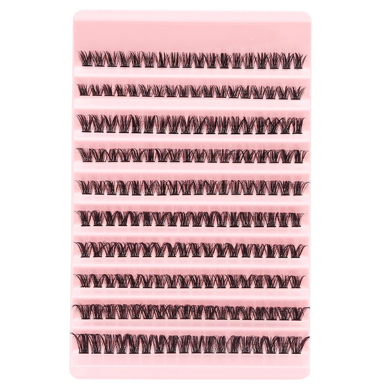 False Eyelashes Suit Single Cluster Thick Curl Long Hot Melt Stem Individual False Eyelash Flatness
