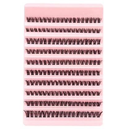 False Eyelashes Suit Single Cluster Thick Curl Long Hot Melt Stem Individual False Eyelash Flatness