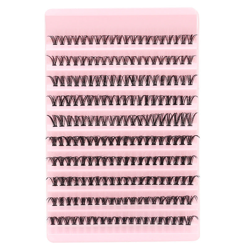 False Eyelashes Suit Single Cluster Thick Curl Long Hot Melt Stem Individual False Eyelash Flatness