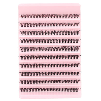 False Eyelashes Suit Single Cluster Thick Curl Long Hot Melt Stem Individual False Eyelash Flatness