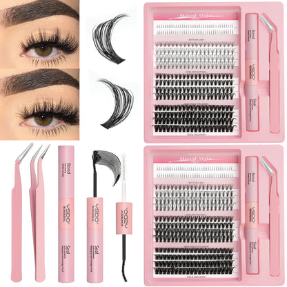 DIY Single False Eyelashes MIX Thick Natural Eyelash