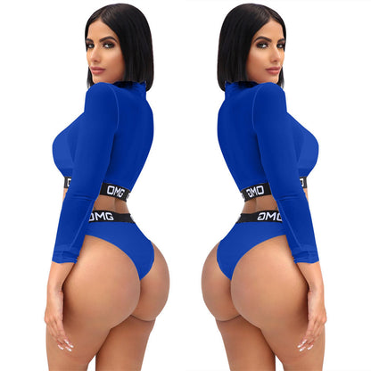 Sexy Bikini Mesh Three-piece Set