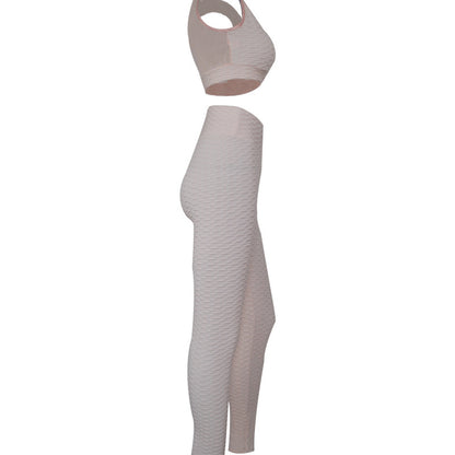 See-through Sexy Sleeveless Yoga Sports Suit