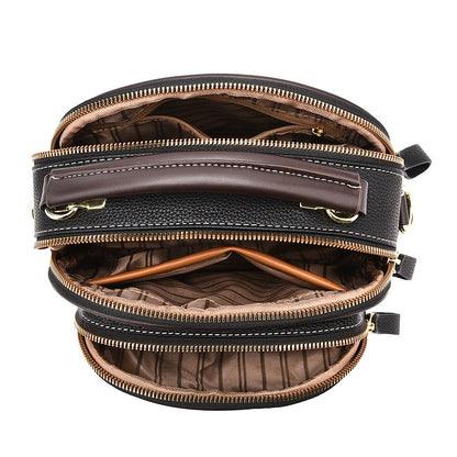 Versatile Crossbody Bag For Women Multi-zipper Design Shoulder Bags with Portable Fashion Handbags Small Square Bag