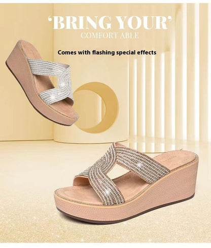 Women's Platform Fashionable High Wedge Sandals