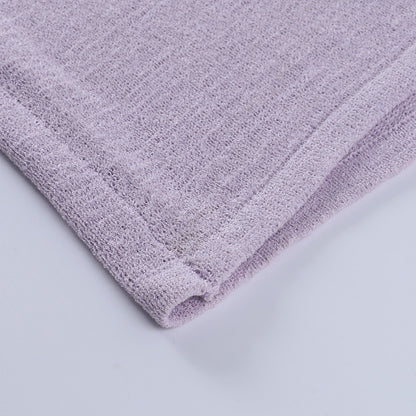 Large Halter Strap Long Wool Skirt