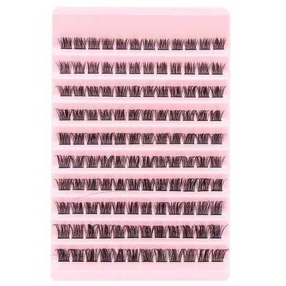 False Eyelashes Suit Single Cluster Thick Curl Long Hot Melt Stem Individual False Eyelash Flatness