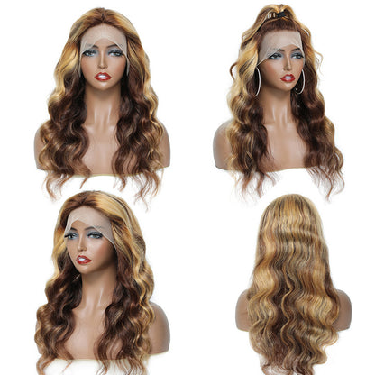 Wig Front Lace Real Hair Headgear