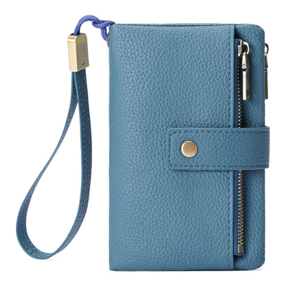 Women's Wallet Zipper Bag Clutch Anti-theft Card Swiping Bag Coin Purse