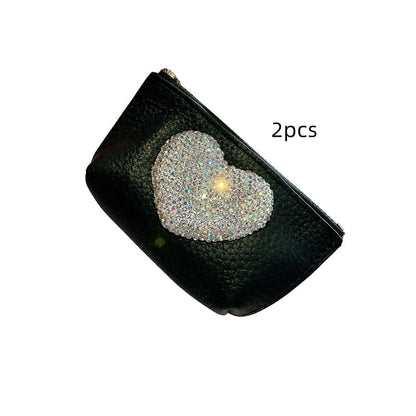 Love Mini Coin Purse Diamond Travel