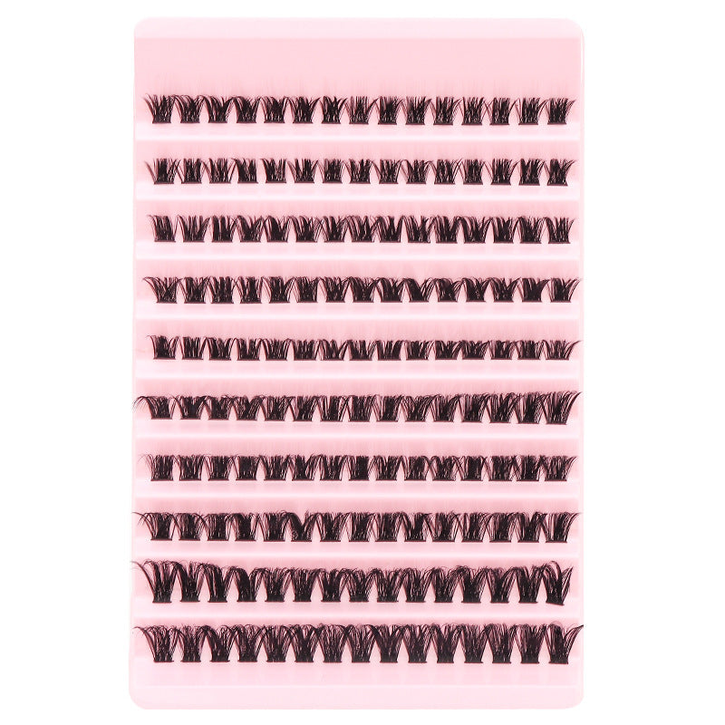 False Eyelashes Suit Single Cluster Thick Curl Long Hot Melt Stem Individual False Eyelash Flatness