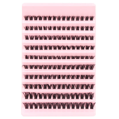 False Eyelashes Suit Single Cluster Thick Curl Long Hot Melt Stem Individual False Eyelash Flatness
