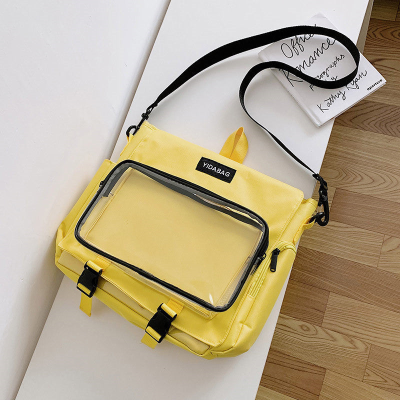 Fashion Simple Transparent One-shoulder Messenger Bag