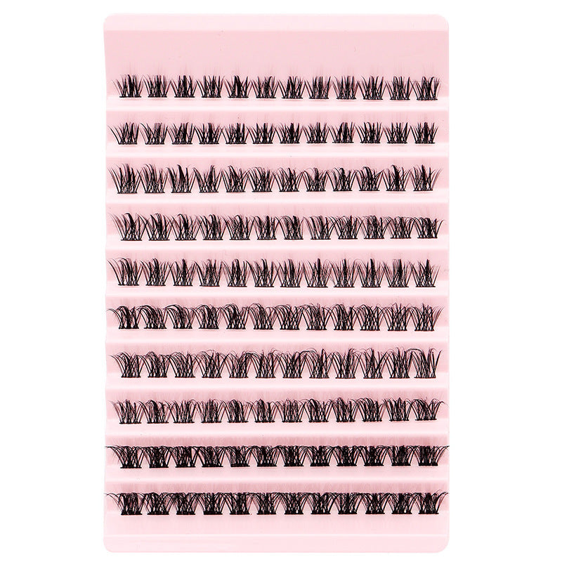 False Eyelashes Suit Single Cluster Thick Curl Long Hot Melt Stem Individual False Eyelash Flatness