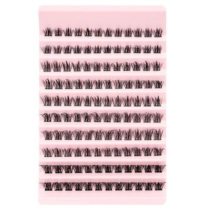 False Eyelashes Suit Single Cluster Thick Curl Long Hot Melt Stem Individual False Eyelash Flatness